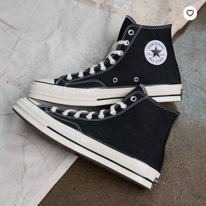 Converse Chuck 70 Hi Sneaker - Black / Parchment